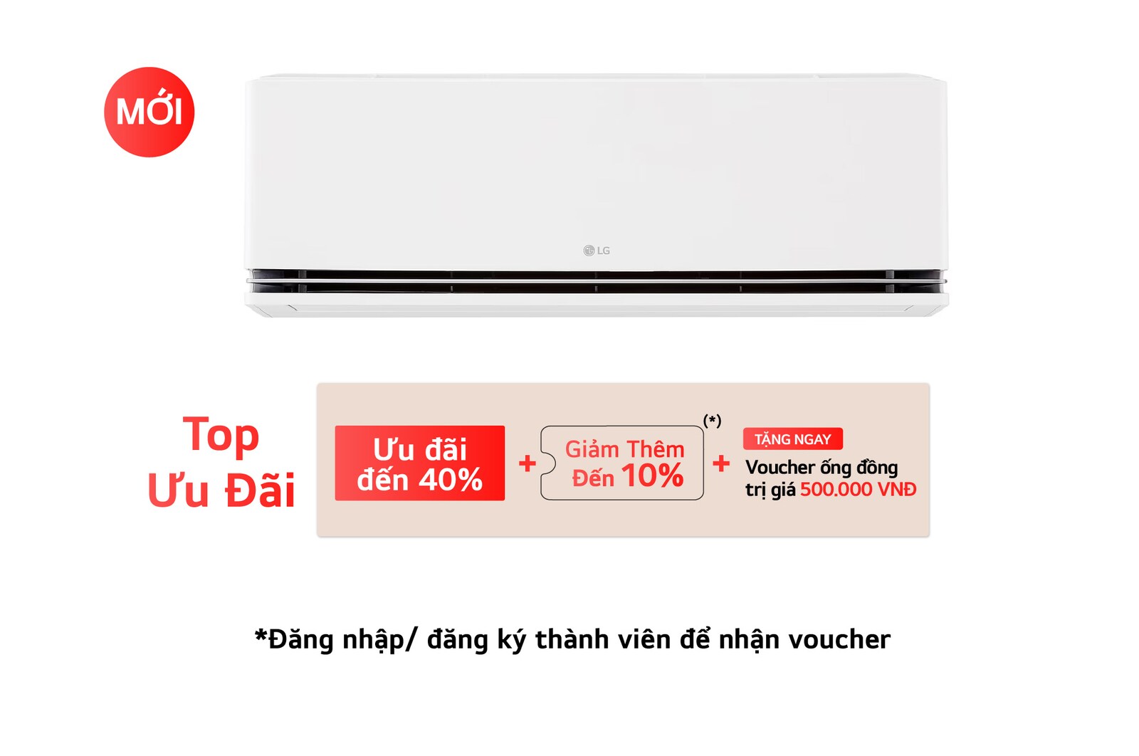 Hình ảnh mặt trước của Điều hòa LG DUALCOOL™Inverter AI Air 1 chiều 2.0HP IDC18M2 IDC18M2